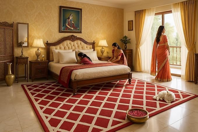 Image of Luxurious Tufted Woolen Carpet Collection Size 10 X 12 Feet (Color-Multi)