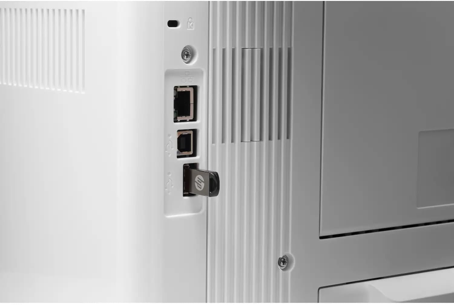 HP LaserJet Pro M501dn Printer 550 Sheet Paper Tray Black White LCD Display Backlit Text Automatic Duplex Print 45 ppm Up to 1200 x 1200 DPI (Renewed)