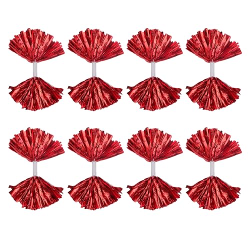Pompons de cheerleading 8 pièces à offrir pour les filles passionnées de danse et de fête