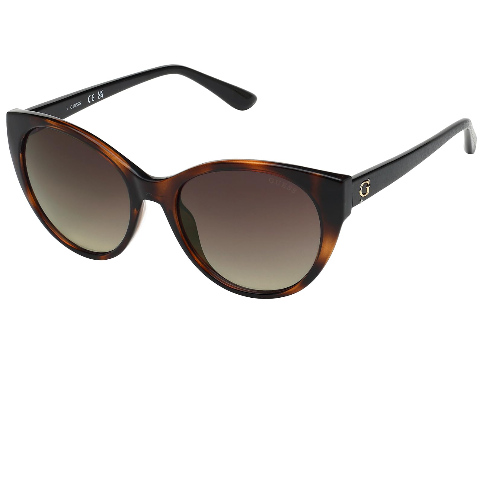 GUESS Gradient Cat Eye Women Non-Polarized Sunglasses -(GU7594 52F 54 S |54| Brown Color Lens)
