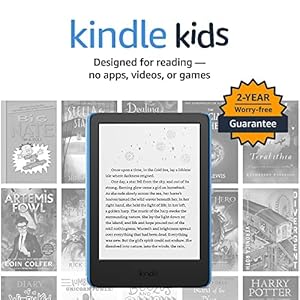 All-new Kindle Kids (2022 release) – Includes access to thousands of books, a cover, and a 2-year worry-free guarantee…