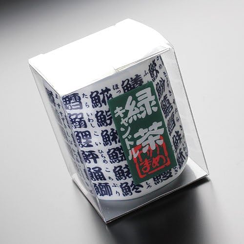 KAMEYAMA Green Tea Candle with popular SUSHI pot [Japan Import]