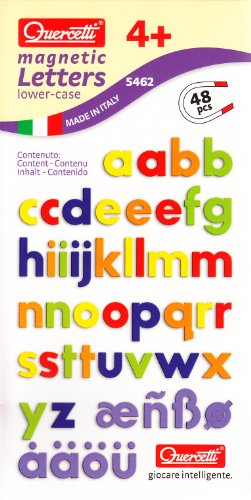 Quercetti 5462 Quercetti-5462 Refill 48 Magnetic Letters & Words