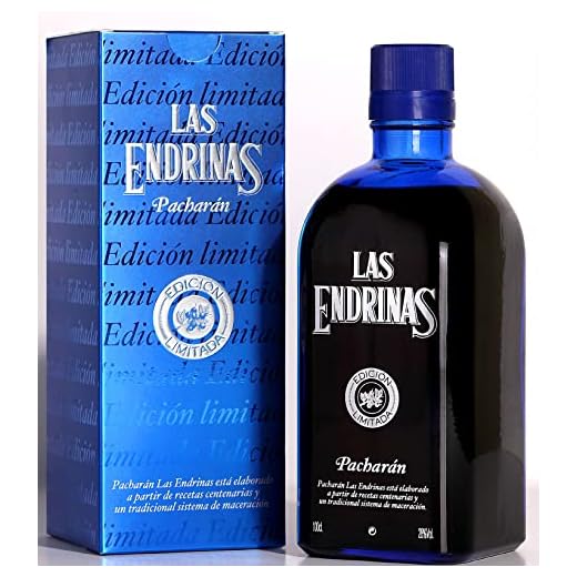 Las Endrinas Pacharán Edicion Limitada Botella 1Litro - 28º - Elaboración tradicional