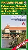  Pharus-Plan Kleinmachnow, Stahnsdorf, Teltow sowie Großbeeren mit Diedersdorf: Maßstab 1:16000