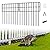 30 Panels No Dig Fence, Animal Barrier Fence, 13in(H) x 30ft(L) Fence Barrier for Bottom, Rabbit Fencing for Garden, Dog Fences Barrier, Rustproof Metal Fences Border for Outdoor