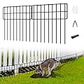 30 Panels No Dig Fence, Animal Barrier Fence, 13in(H) x 30ft(L) Fence Barrier for Bottom, Rabbit Fencing for Garden, Dog Fences Barrier, Rustproof Metal Fences Border for Outdoor