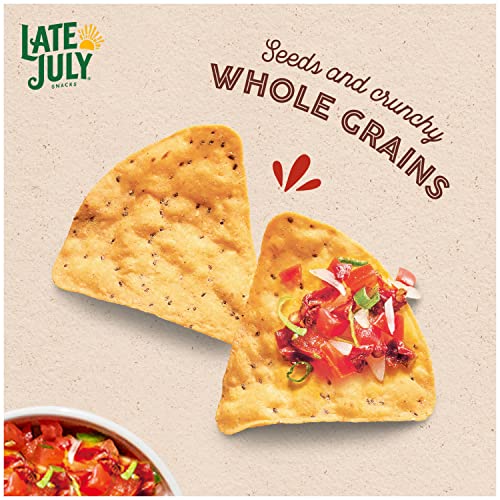 Late July Snacks, Organic Multigrain Sweet Potato Tortilla Chips, 7.5-Oz. Bag (Pack Of 12) #TOP2
