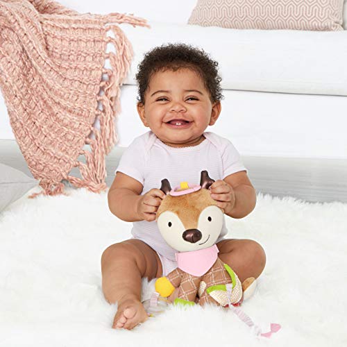 Skip Hop Bandana Buddies Baby Activity And Teething Toy With Multi-Sensory Rattle And Textures, Deer #TOP4