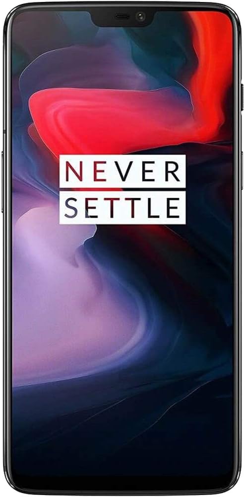 OnePlus 6 A6000 Dual-SIM (128GB Storage | 8GB RAM) Factory Unlocked 4G Smartphone (Midnight Black) - International Version, No Warranty