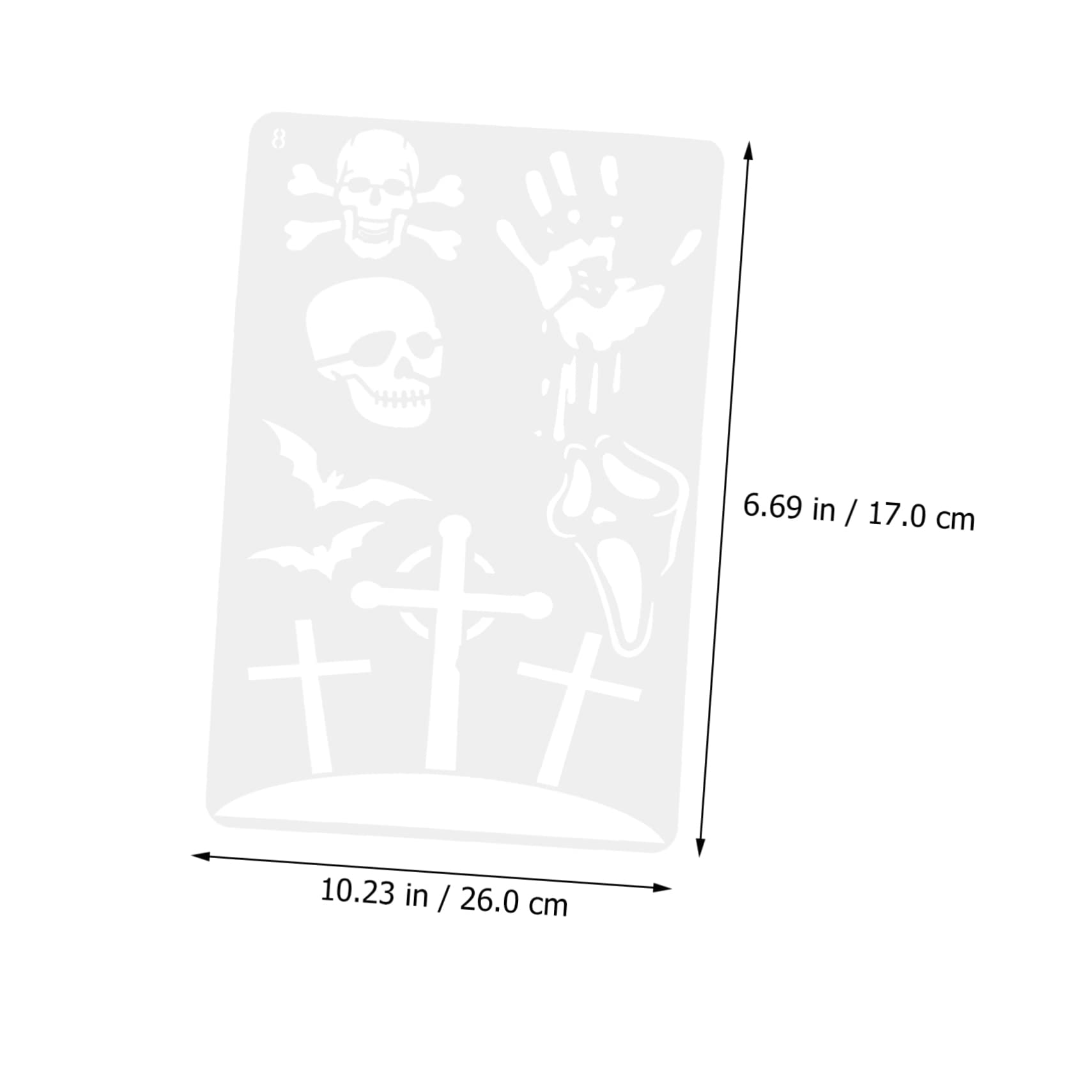 72pezzi Stencil Per Dipingere Halloween Creativi Facile Usare Per Decorazioni Scrapbooking e Artistici Per e Adulti