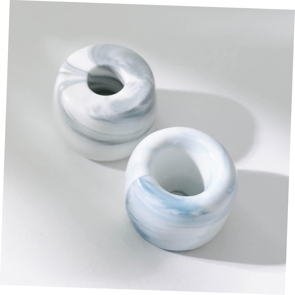 Portacepillos de dientes Caddy, 2 piezas Portacepillos de dientes de cerámica Portacepillos de dientes for niños Portacepillos de dientes de porcelana Portacepillos de dientes moderno Portacepillos de