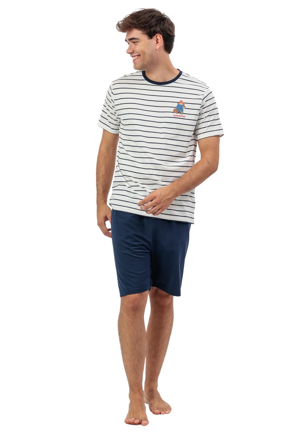 PADDINGTON Pigiama classico a maniche corte Navy da uomo, Marino, L