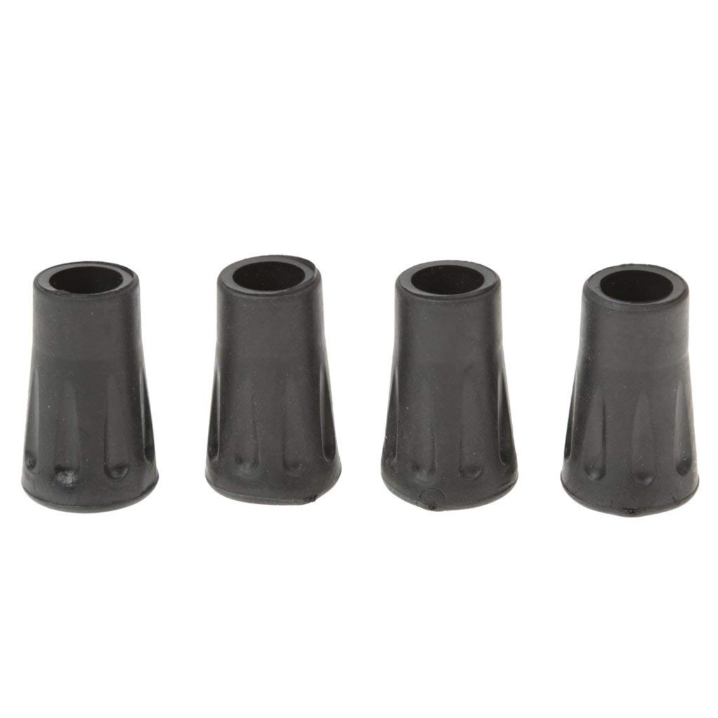 4pcs Replacement Rubber Tips End for Hiking Stick Walking Trekking Poles 4cm Excellent and Convenient Handled