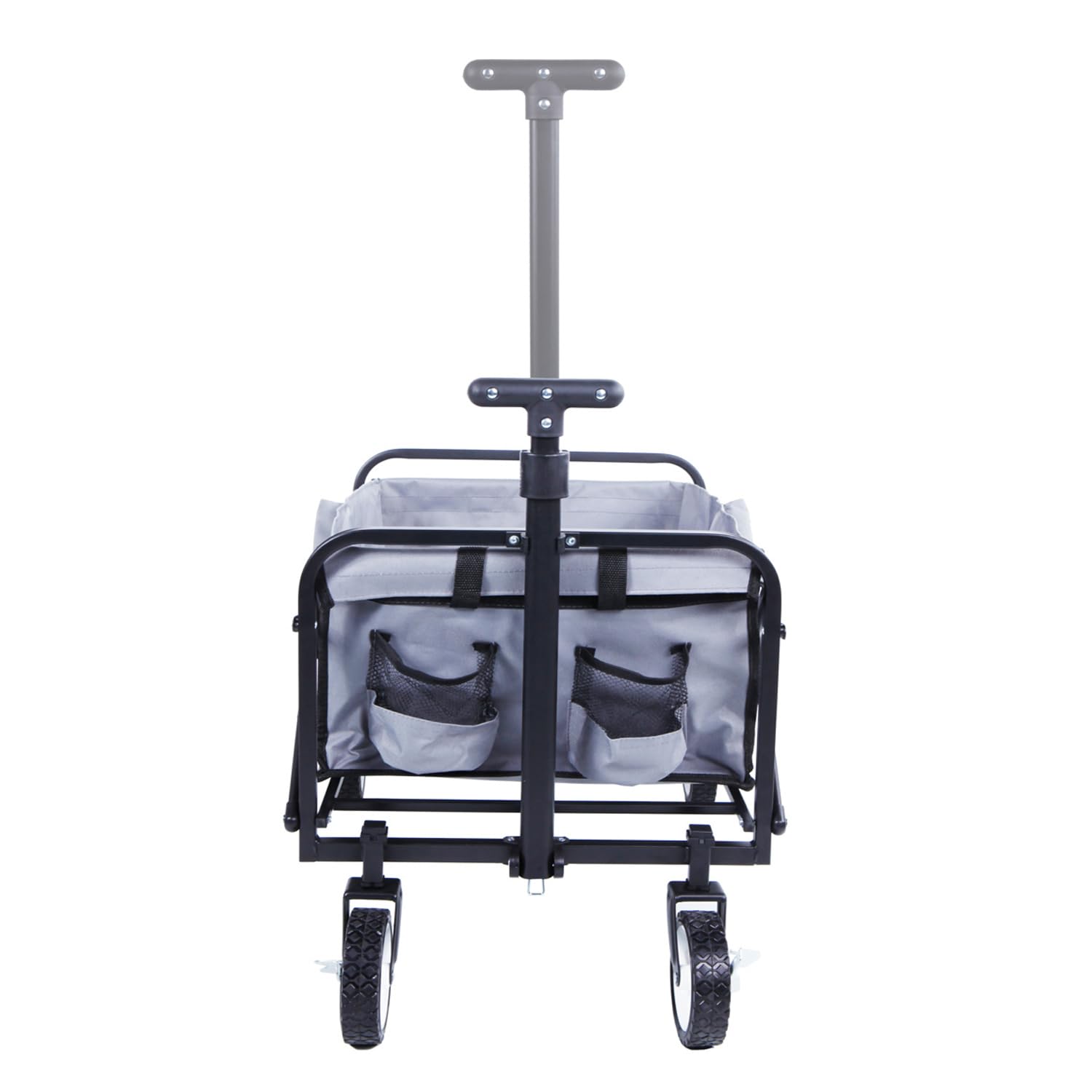Faltbarer Bollerwagen Transportwagen Handwagen Gartenwagen mit Stahlrahmen bis 80kg