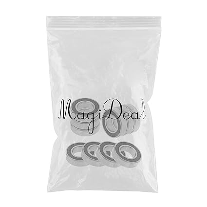 Generic 10x High Precision Ball Bearings Roller Wheels Repair 6800-2RS 19x10x5mm