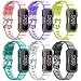 ECSEM Replacement Strap Compatible with Fitbit Ace 3 Bands for Kids,Soft Silicone Wristband Waterproof Adjustable Bracelet Watch Band for Fitbit Ace 3 Boys Girls (6PACKS)