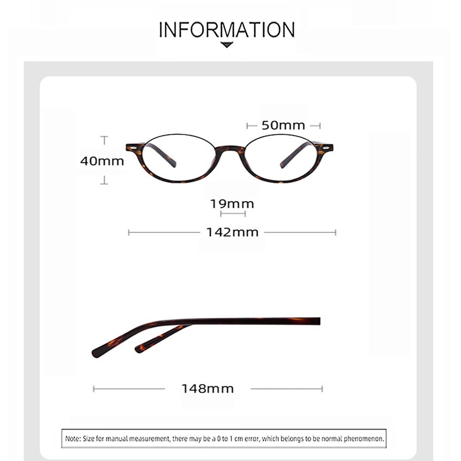 Unisex Progressive Multifokus Lesebrillen, Halbrahmen Klein Oval Lesebrille, Blaulichtfilter Brille
