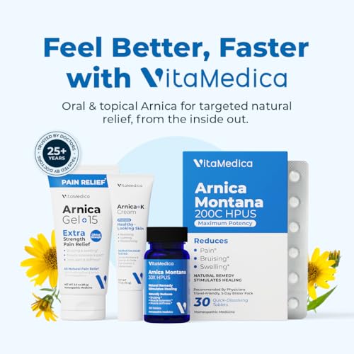 Image of VitaMedica Arnica Montana 200C Rapid Dissolve Tablets - 30 Ct