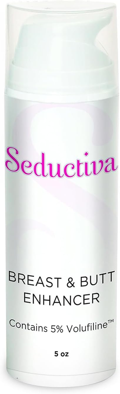 Breast and Butt Enhancer Cream - Body Lotion for Women - Beauty Products - Rapidly Lifts & Firms - Bum & Breast Enhancement Cream - Body Skin Care Products - Max Strength 5% Volufiline (5oz)