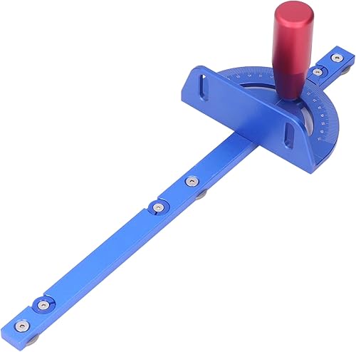 Miniatura 7 de Medidor de inglete, sierra de mesa extraíble Medidores de inglete de alta precisión con mango de empuje para sierras de cinta para máquina de