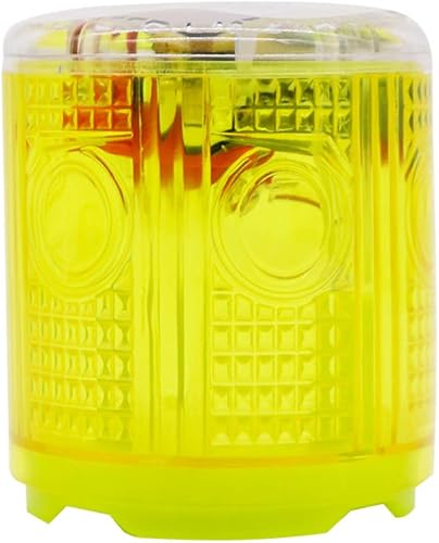 Aolyty Luz de advertencia solar estroboscópica fuerte base magnética intermitente, súper brillante, inalámbrica de 360 grados, se enciende