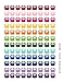 Monthly Planner Stickers Rainbow Scale Weight Stickers Planner Labels Compatible with Erin Condren Vertical Life Planner - 108 Stickers