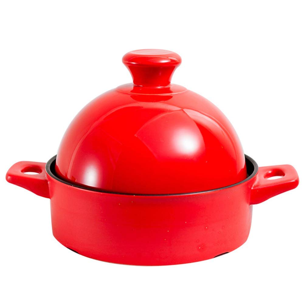 Tajine Pot, Braiser Pan avec Céramique, Pot Multifonctionnel De Résistance À Haute Température pour La Maison Cuisine Ou Restaurant, Cocotte Soupe Mijoteuse Four