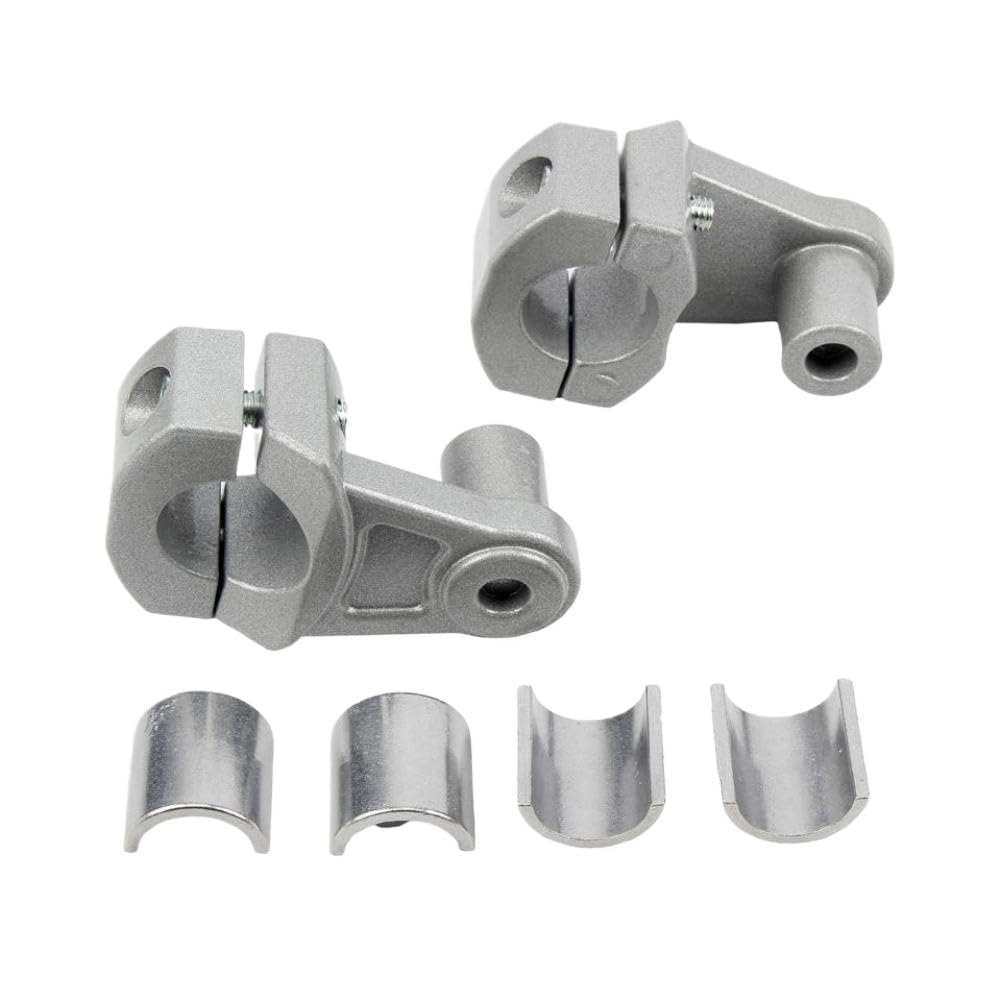 Adaptador de abrazadera para manillar解决Pit Bike尺寸不合安装问题 plata 2