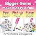 Creativity for Kids Big Gem Diamond Painting Kit: Sweets Stickers and Suncatchers - Diamond Art for Kids, DIY Stickers and Suncatcher Kit for Girls (Ages 6+)