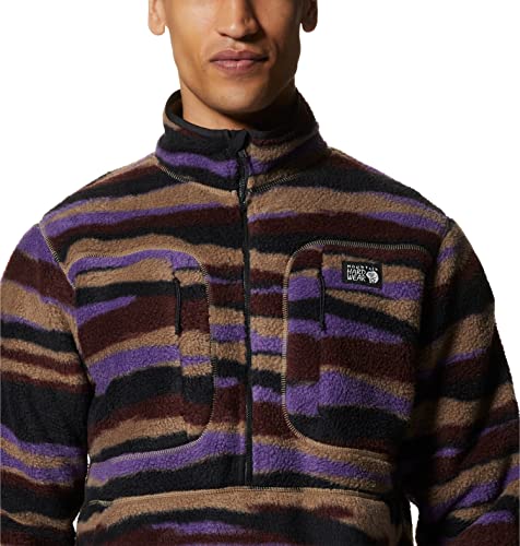 Image of Mountain Hardwear Men's HiCamp Fleece Pullover for Hiking, Travel, Backpacking, and Everyday Wear