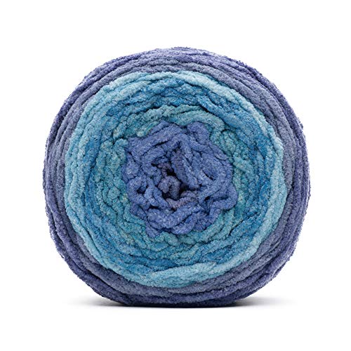 Image of Bernat Blanket yarn, Shaded Blue Ombre