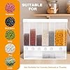 Amazon.com: Layhit Dry Food Dispenser 25 Pounds Wall Mounted Cereal ...