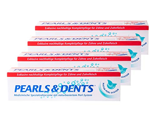 4x Pearls & Dents Zahncreme 100ml Zahnpasta Spezial