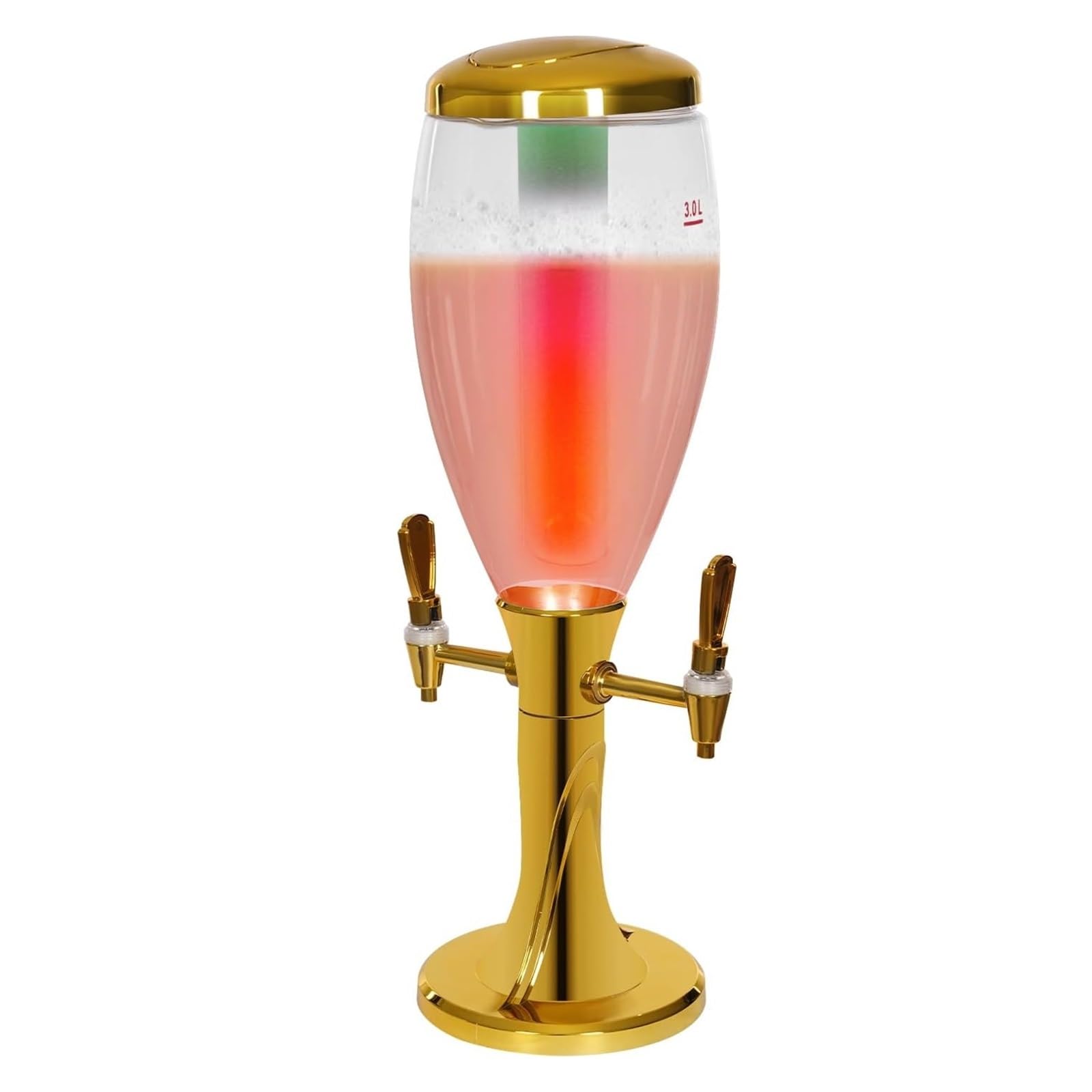 Getränkespender, for Bierdosen, Margarita-Turm, Mimosa-Turm, Grillparty-Zubehör, Bar-Zubehör for Zuhause, 3 l Eistee, Limonade, Wasser