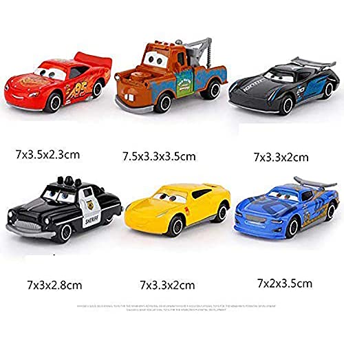 Image of Mini Racing Cars Toy for Kid Diecast Metal Car Set of 6