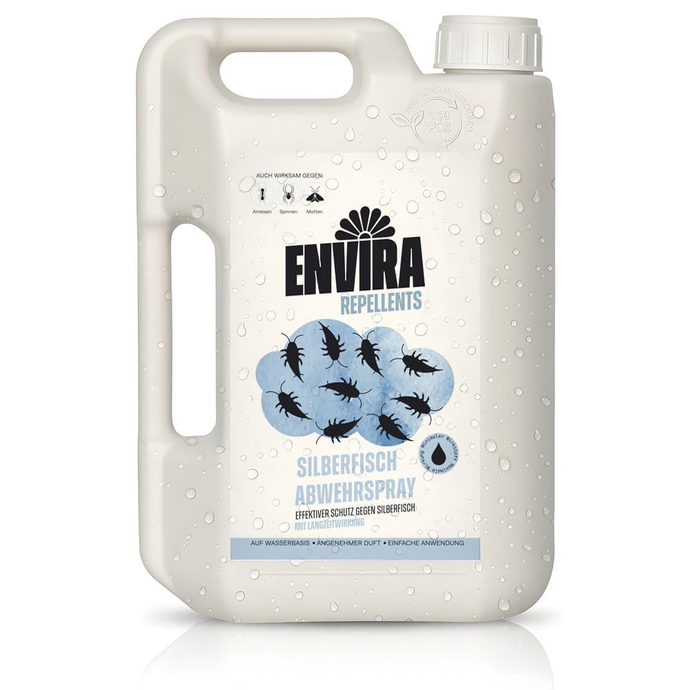 Envira Silberfischspray 2 Liter - wirksam gegen Silberfische & Papierfische