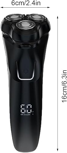 Miniatura 6 de Maquinilla de afeitar recargable, recortadora de aseo inalámbrica, afeitadora de 2.36 pulgadas con construcción impermeable, herramienta de cuchilla