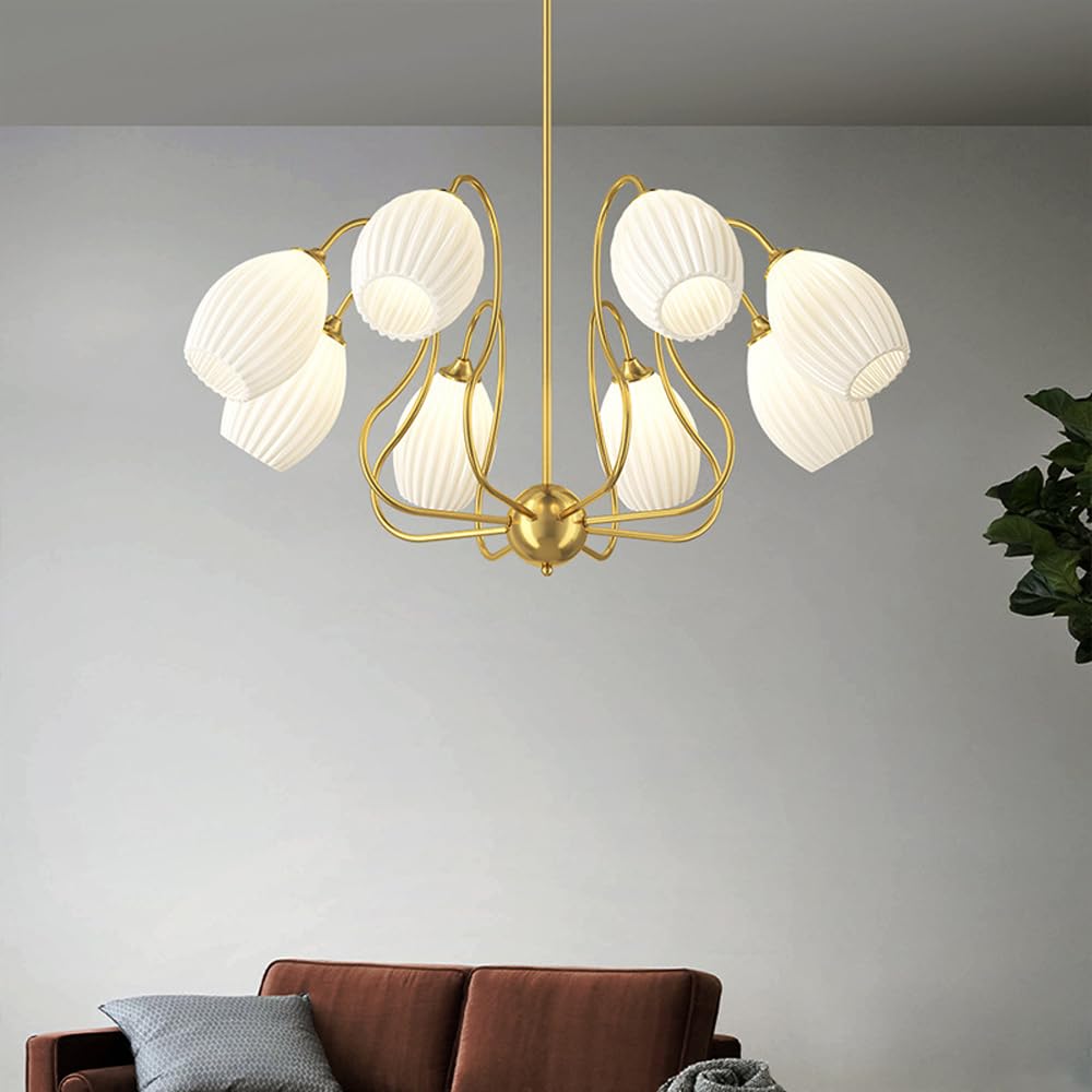 Lustre moderne suspendu pour sublimer l'ambiance lumineuse de votre salle à manger