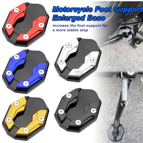 Image of Vagary CNC Kickstand Side Stand Extender for Yamaha Aerox 155 (Golden)
