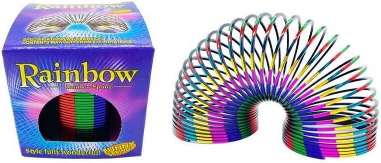 Magic Spring Rainbow Toys, Stress-Relieving, Bouncing, Stretchable, Ideal For Both Indoor And Outdoor Play, Hand-Eye Coordination, Fine Motor Skills