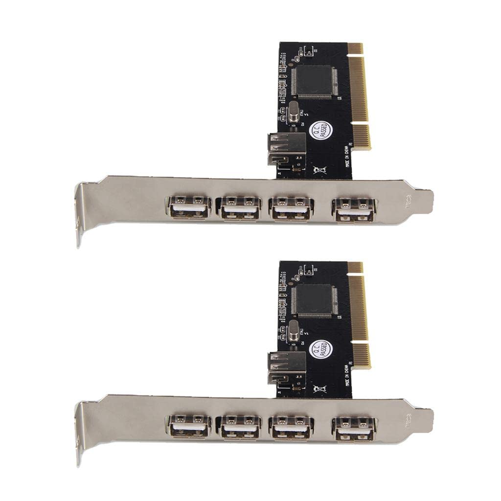 MERISHOPP 2X Usb2.0 Pci Card,Pci 32Bit Expansion to 4Port USB Adapter Hub Controller|Computers/Tablets & Networking | Computer Components & Parts | Interface/Add-On Cards | Port Expansion Cards-image-10