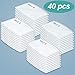 40pcs Adults Size Adaptive Activated Carbon Fabric Filtration 5-Layer PM2.5 Filter Pad Insert Value Pack DIY Craft Anti-Dust Anti-Haze Anti-Pollution for Outdoor Activities for Men Women