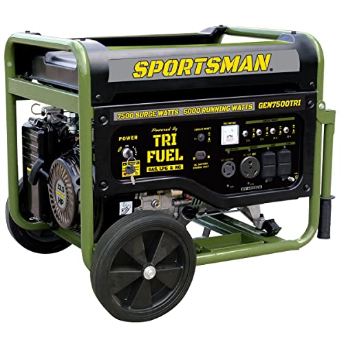 Buffalo Tools GEN7500TRI 7500 Watt Tri Fuel Generator