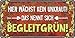 Produktbild AV Andrea Verlag Großes Metallschild rostfrei Blechschild Schild Garten mit lustigem Spruch im Vintage Retro Look (Begleitgrün)