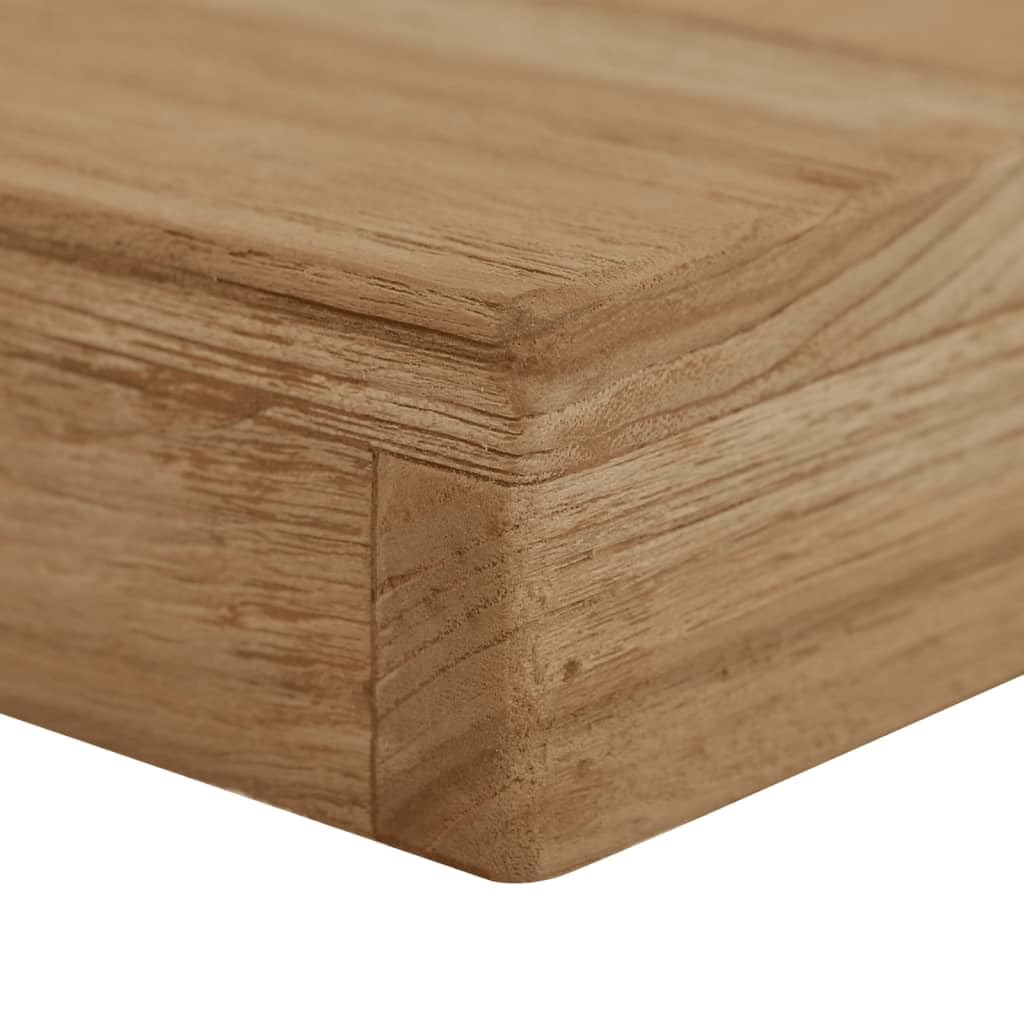 Genérico Banco de Madera Maciza de Teca 80 cm,Mobiliario,Bancos,Bancos de Comedor y cocina-340742