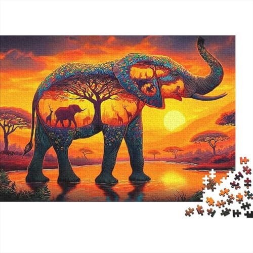 Rompecabezas de 1000 piezas de Ganesha en formato compacto de 38x26cm