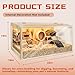 Hamster Cage Chewproof, Large Hamster Cages and Habitats, Openable Top with Acrylic Sheets, Solid Built