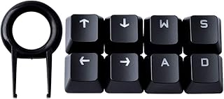 FPS & MOBA Gaming Keycaps for Cherry MX Razer&Corsair&HyperX&Logitech G610 G710 Gaming Mechanical Keyboard (Black-WASD↑↓←→)