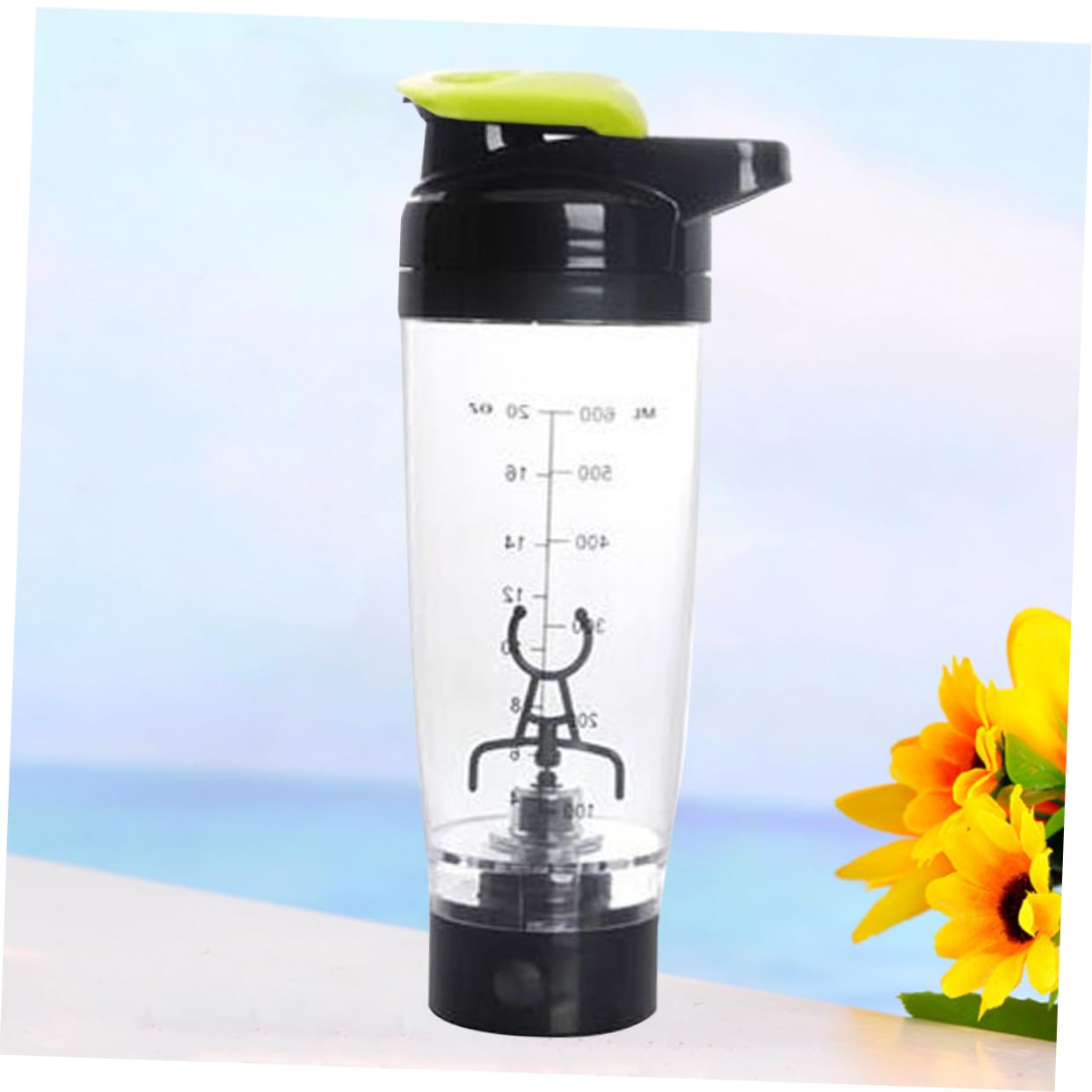Cabilock Bouteille De Mélangeur Électrique Portable Pour Shaker De Protéines Mixeur Automatique à Batterie Pour Et Boissons Protéinées Vert